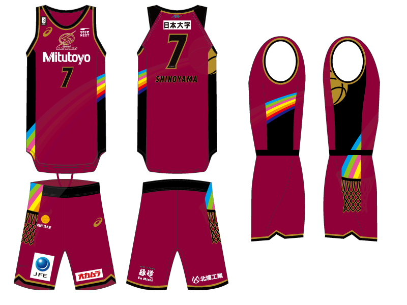 川崎ブレイブサンダース パブロ選手着用シューティングシャツ