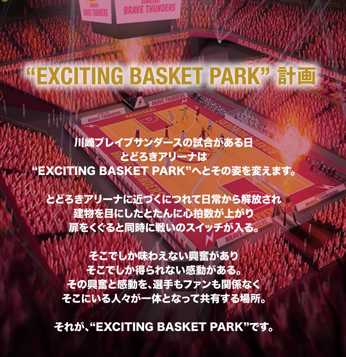 Exciting Basket Park 計画 川崎ブレイブサンダース Exciting Basket Park 計画 川崎ブレイブサンダース