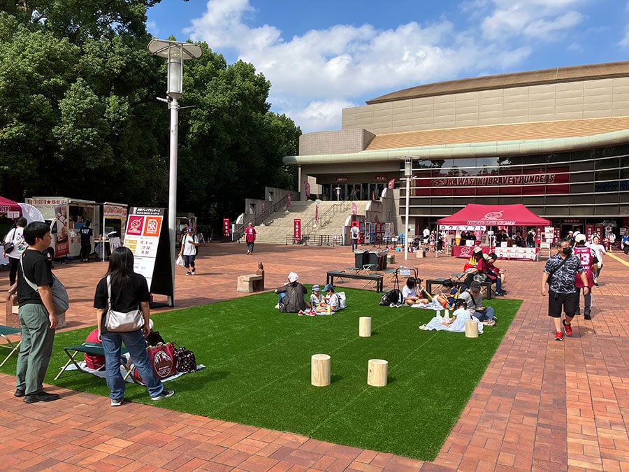 芝生エリアのイメージ