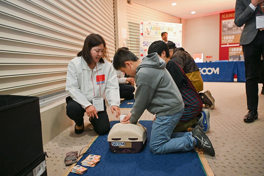 セコム「AED体験ブース」