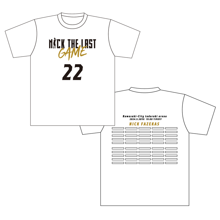 NICK THE LAST GAME 2024.05.30 Tシャツ（5/9 18:00受注開始）